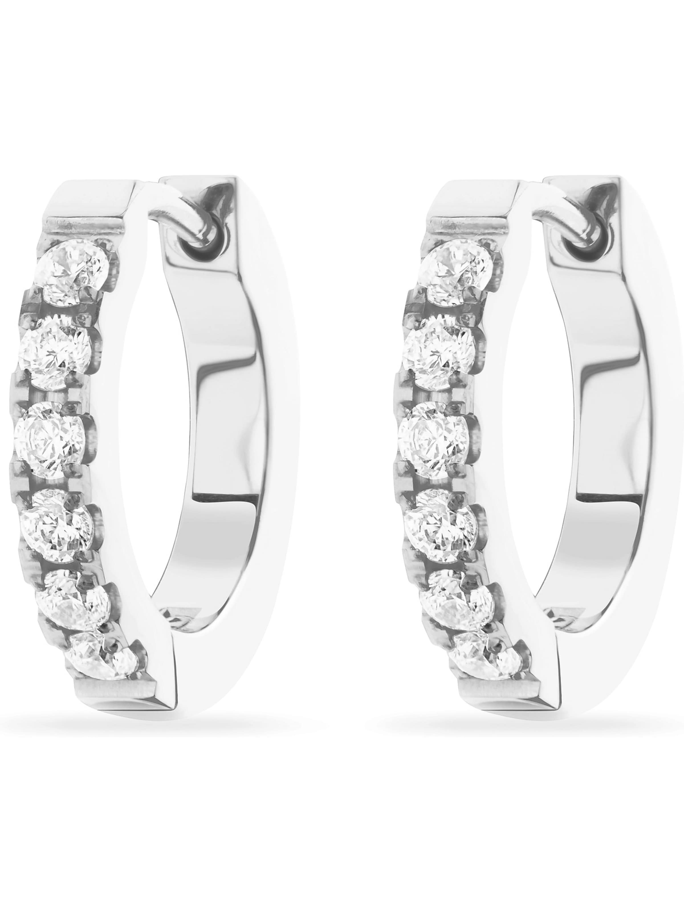 FAVS Earrings in Silver: front