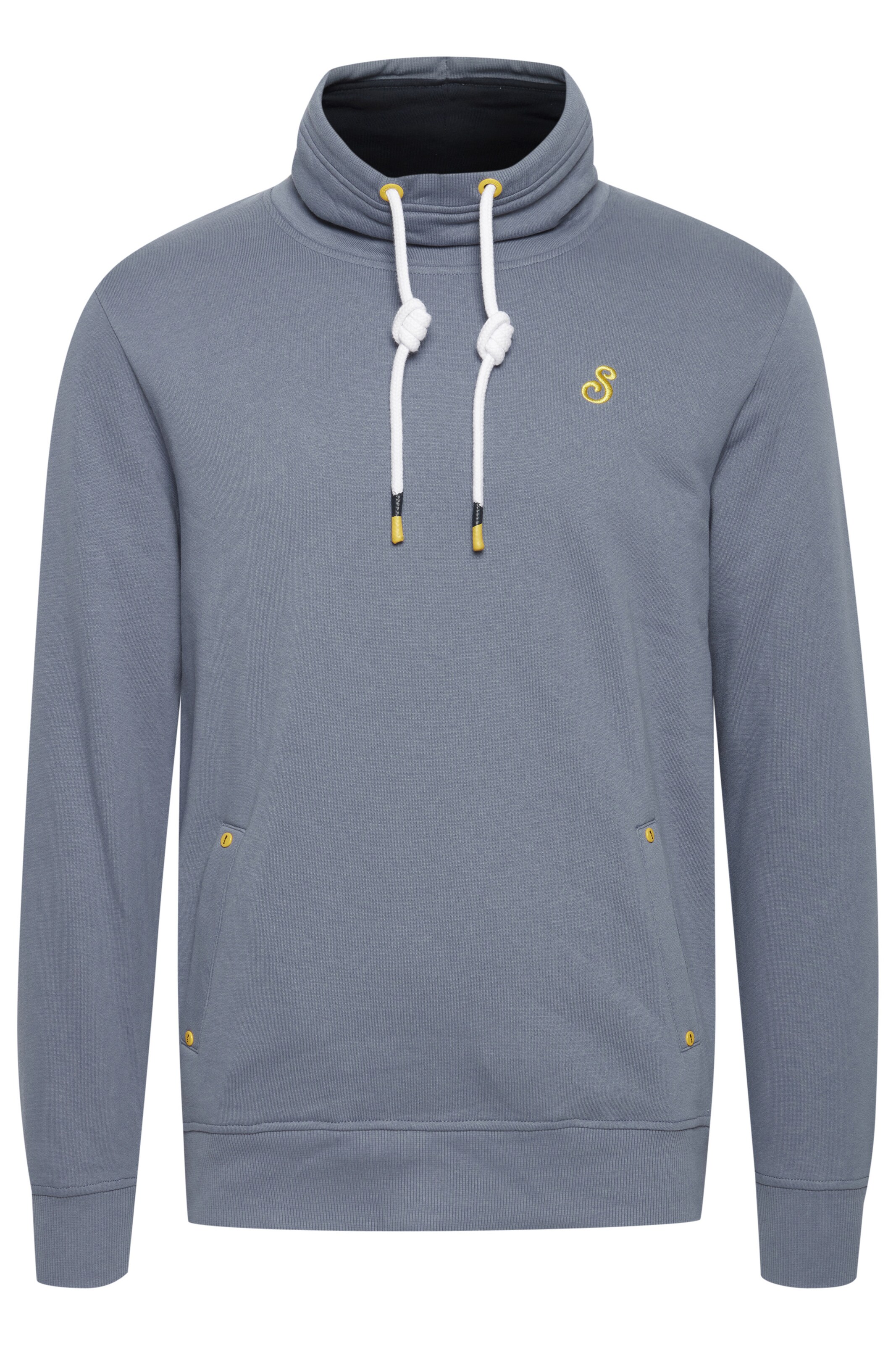 !Solid Sweatshirt 'KAAN' in Blue: front