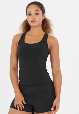 Athlecia Sports top 'Asana' in Black: front