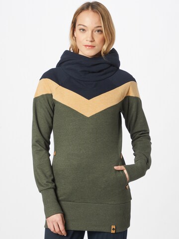 Fli Papigu Sweatshirt in Groen: voorkant