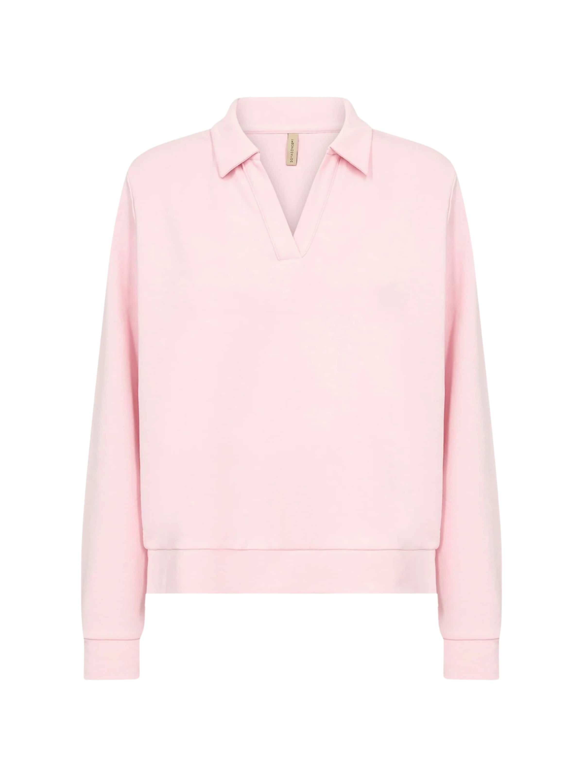 Sweat-shirt 'Banu' Soyaconcept en rose : devant