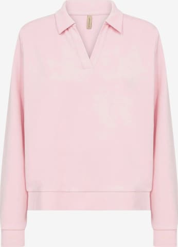 Sweat-shirt 'Banu' Soyaconcept en rose : devant