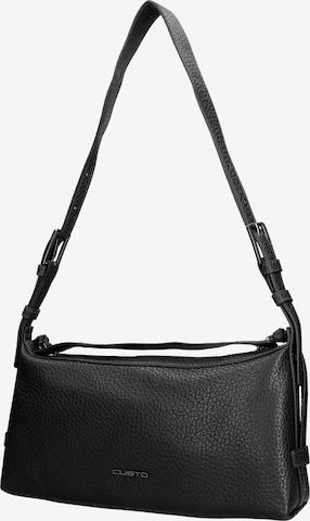 Borsa a spalla di Custo Barcelona in nero: frontale