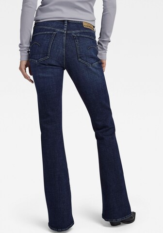 G-STAR Bootcut Kavbojke '3301' | modra barva