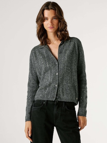 Pepe Jeans Knit cardigan 'ELAINE' in Grey