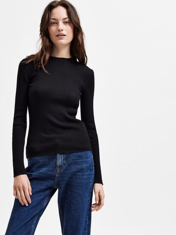 SELECTED FEMME Sweater 'Lydia' in Black