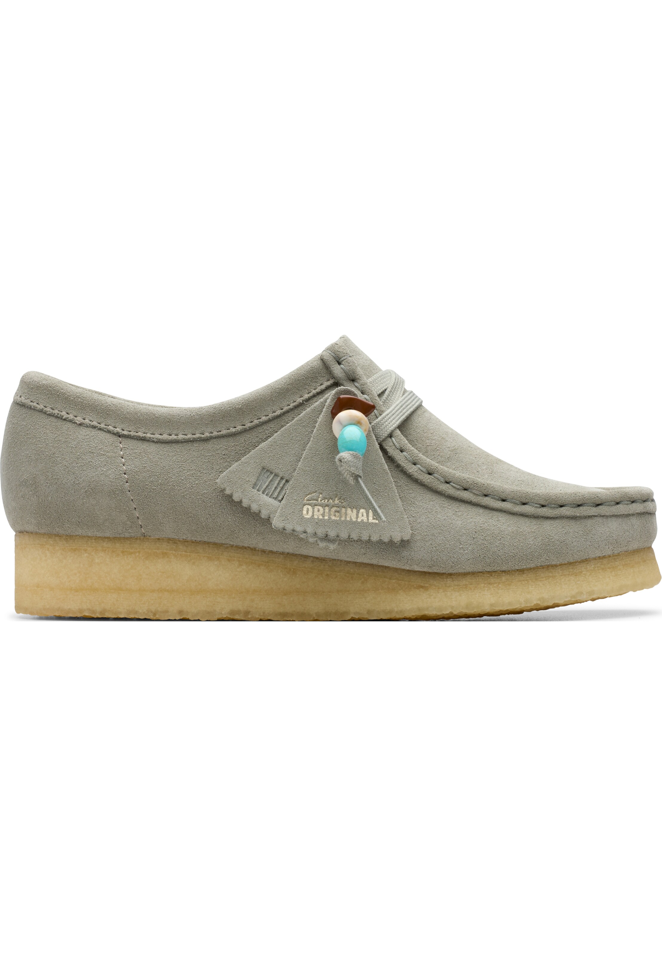 CLARKS Veterschoen 'Wallabee' in Grijs