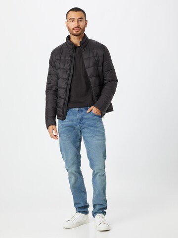 !Solid Between-season jacket in Black