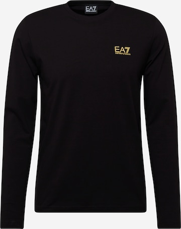 EA7 Emporio Armani - Camiseta en negro: frente