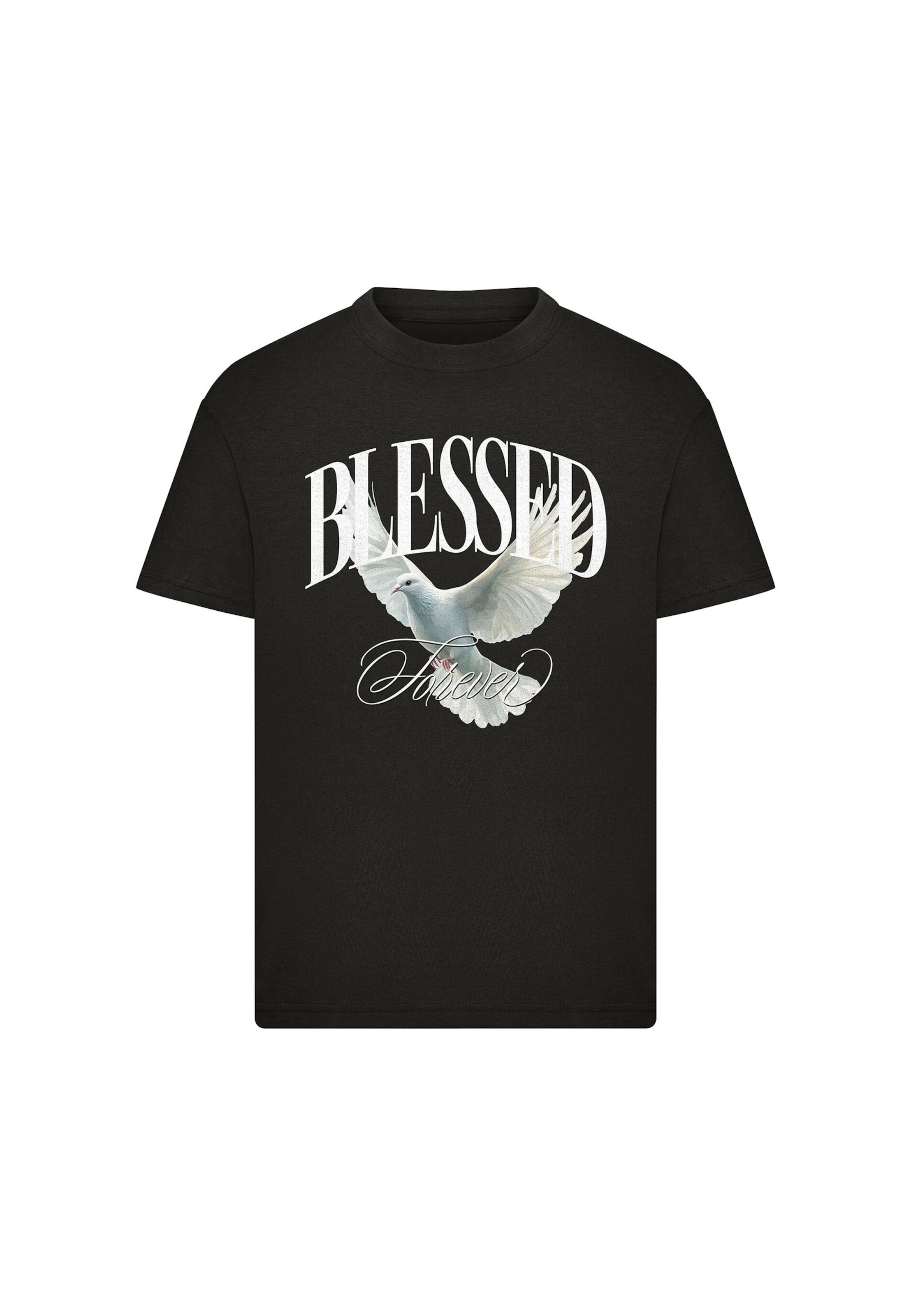 Mister Tee Koszulka 'Blessed Forever' w kolorze czarny: przód