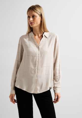 Camicia da donna di CECIL in beige: frontale