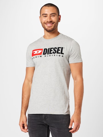 T-Shirt 'Diegor' DIESEL en gris : devant