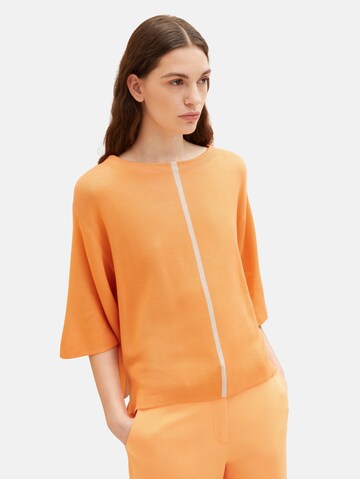 TOM TAILOR Pullover in Orange