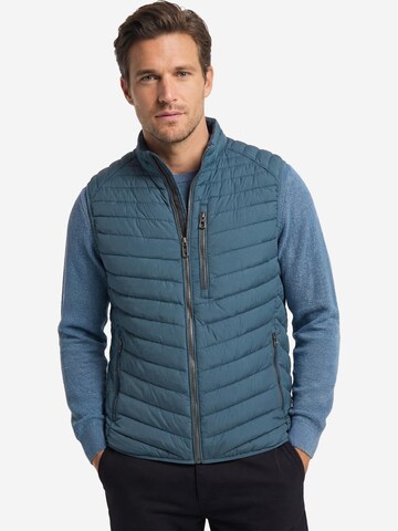 CASAMODA Vest 'Basic' in Blue: front