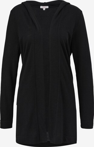 Cardigan s.Oliver en noir : devant