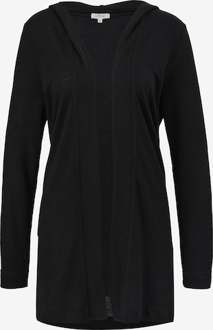 s.Oliver Knit cardigan in Black: front