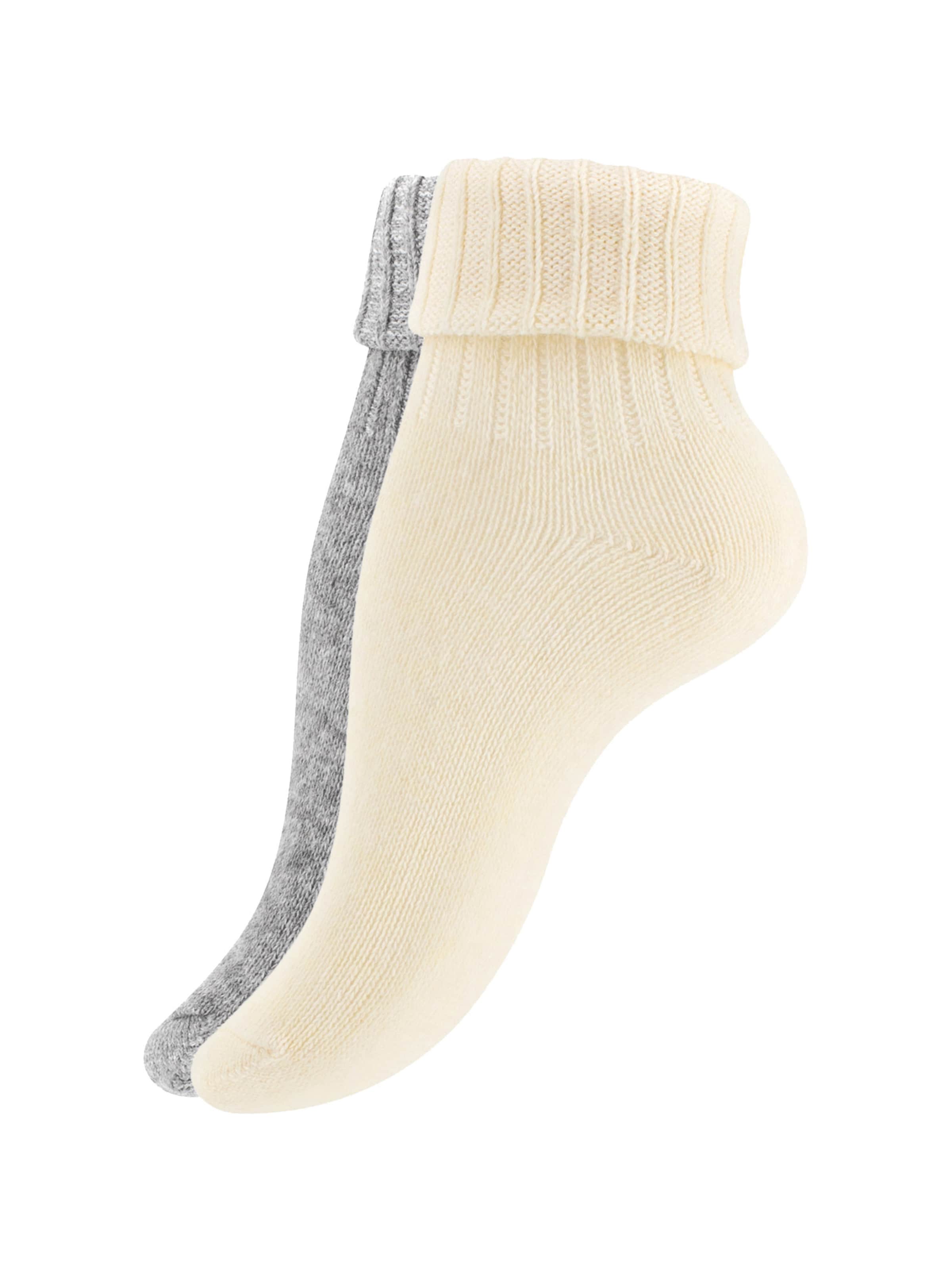 Chaussettes Cotton Prime en beige : devant