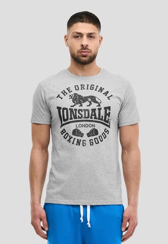 LONSDALE - Camiseta 'Grinton' en gris: frente