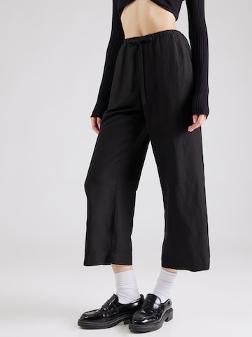 Lindex Regular Trousers 'Bella' in Black: front