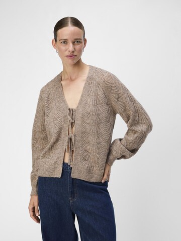 OBJECT Strickjacke 'OBJFlora' in Braun