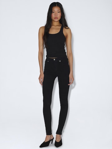 Dr. Denim Petite Skinny Jeans 'Plenty Petite' in Black
