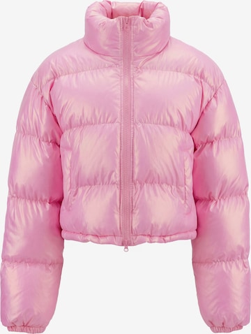 MYMO - Casaco de inverno em rosa: frente