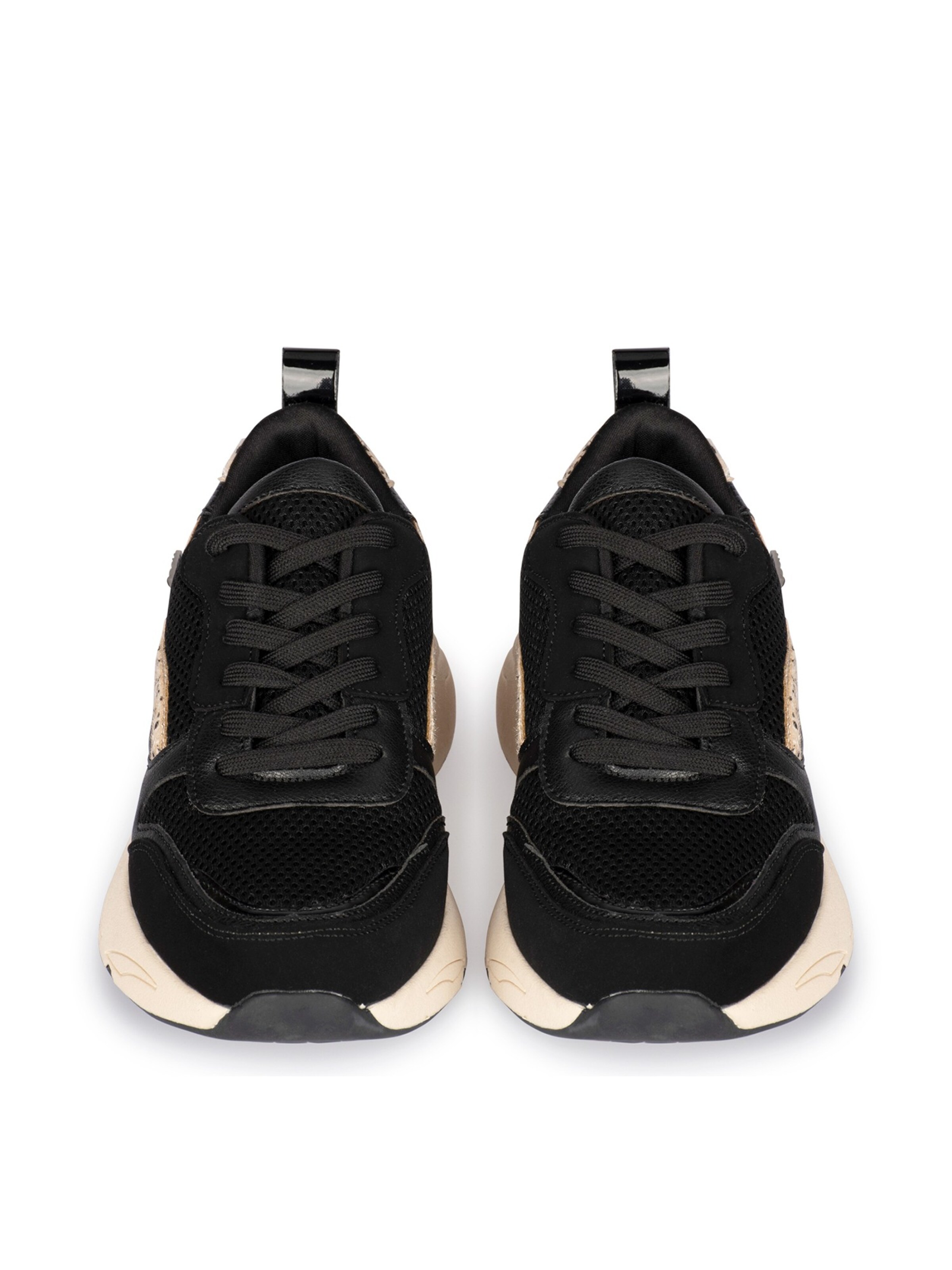 Baskets basses 'Charlie' POSH by Poelman en noir