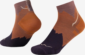 BUFF Socks in Brown: front
