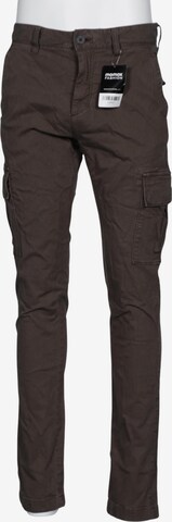 Lyle & Scott Stoffhose 32 in Braun: Vorderseite