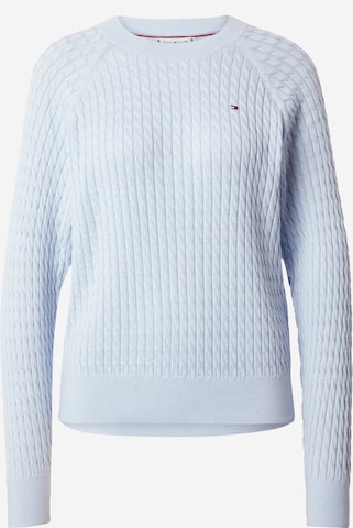 TOMMY HILFIGER Sweter w kolorze niebieski: przód