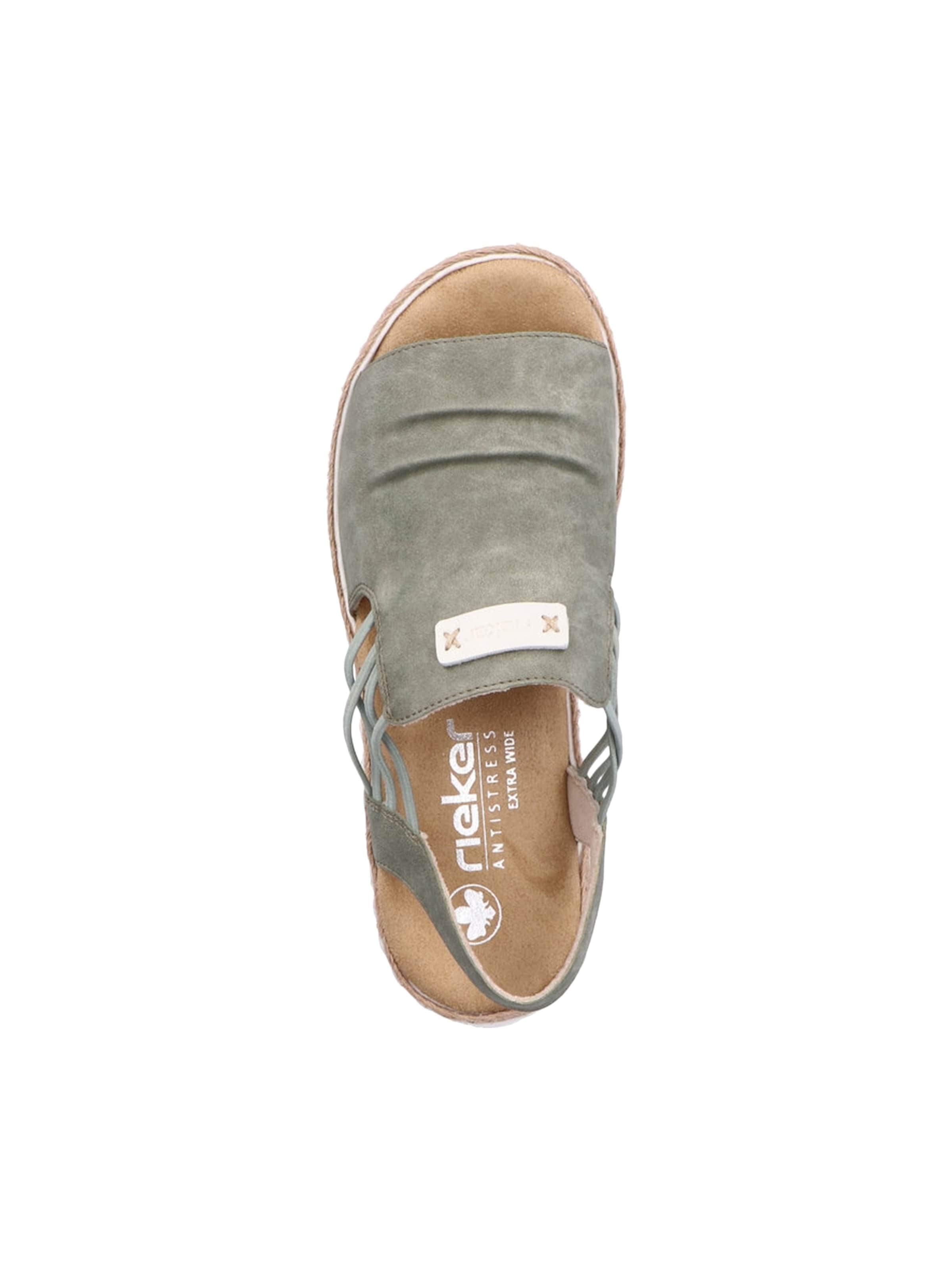 Rieker - Sandalias en verde