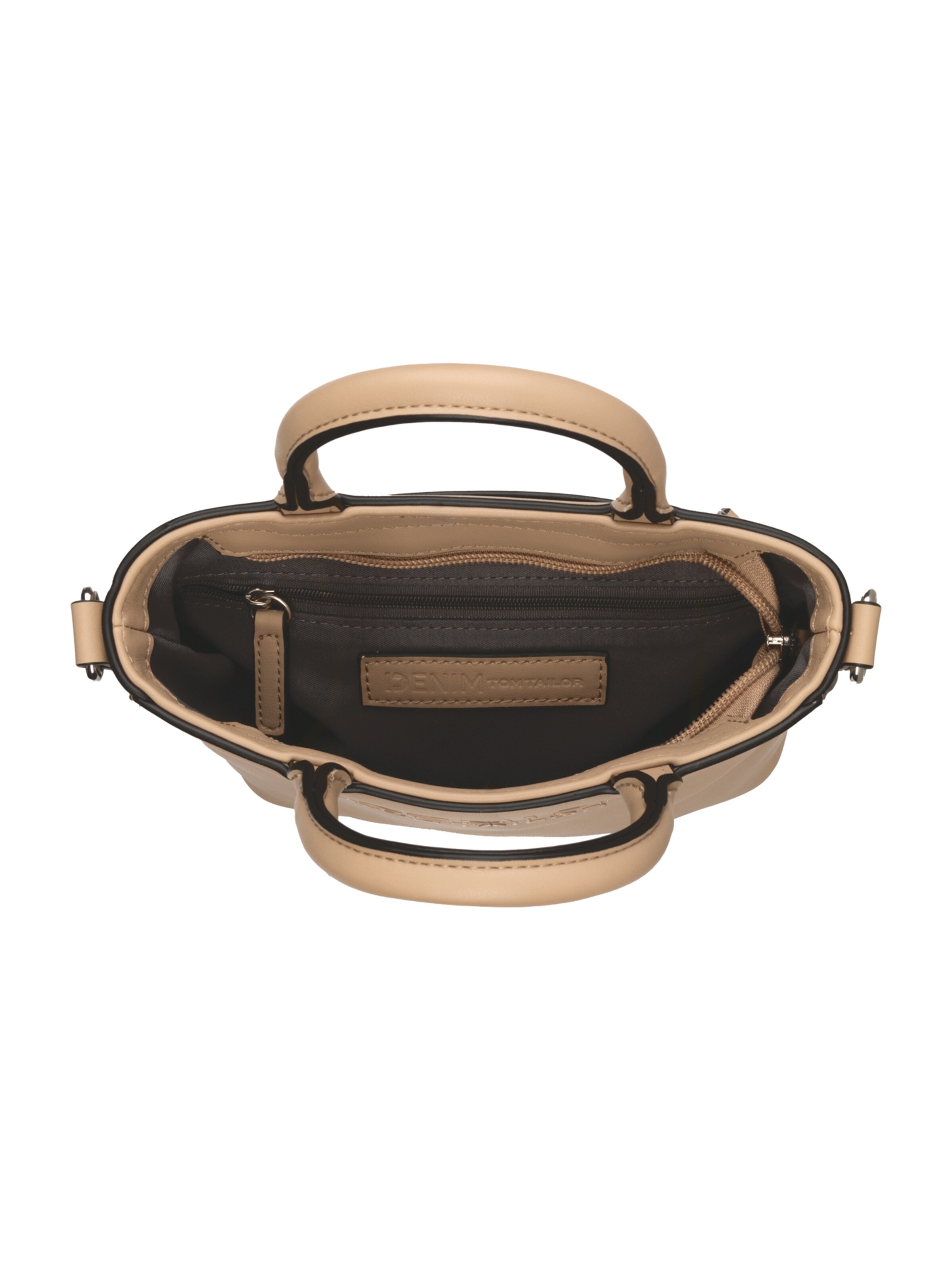 TOM TAILOR DENIM Handtasche 'Heidy' in Beige