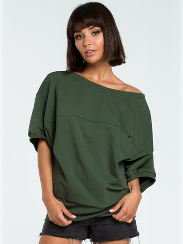 BeWear - Blusa en verde: frente