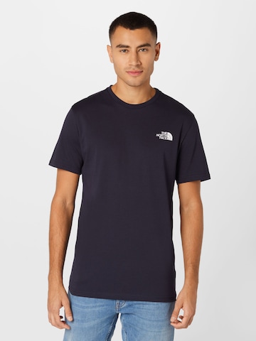 THE NORTH FACE Regular fit Μπλουζάκι 'Simple Dome' σε μπλε: μπροστά