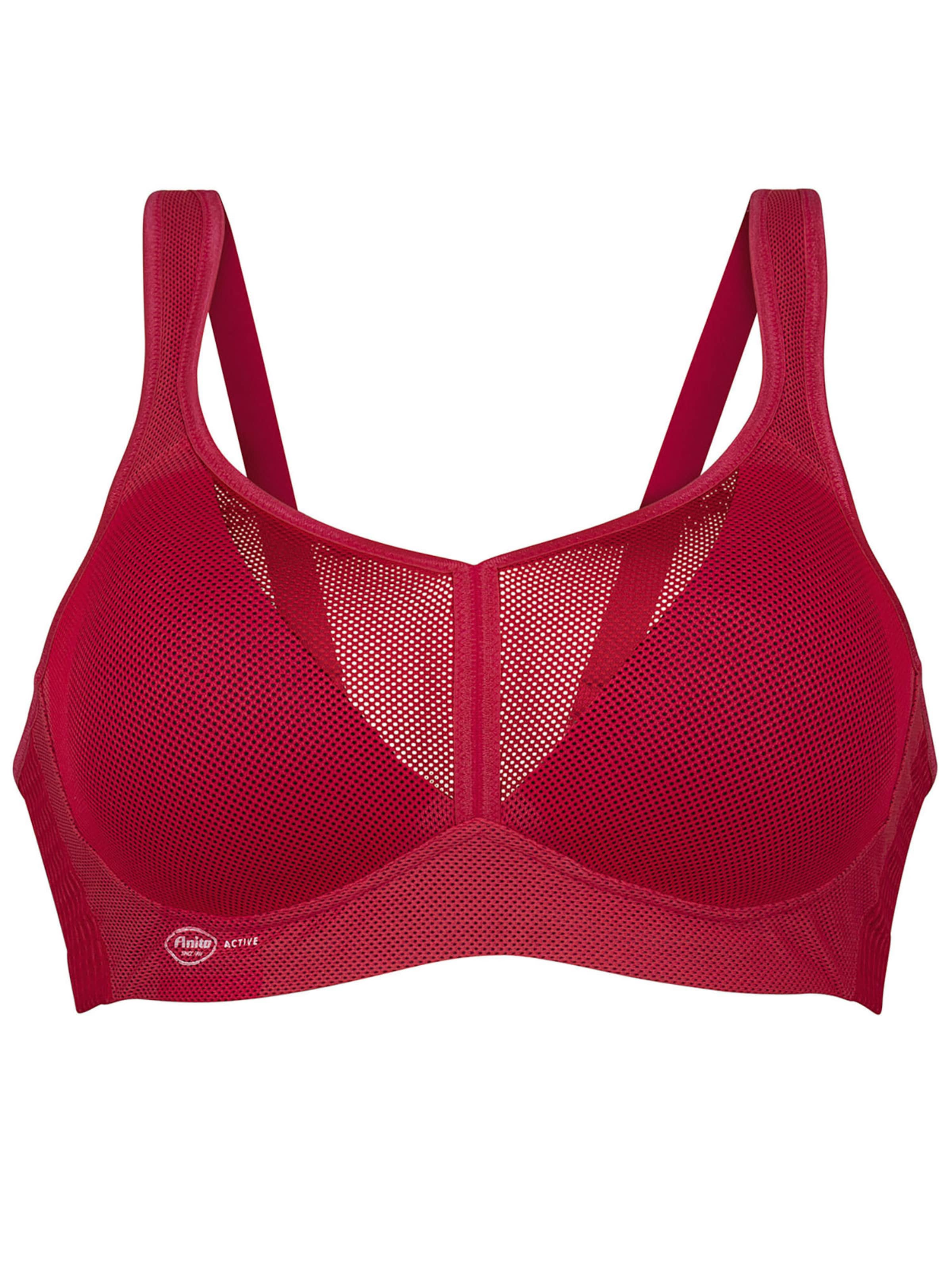 ANITA Bustier BH 'air control DeltaPad'‌‌‌ in Rot: Vorderseite