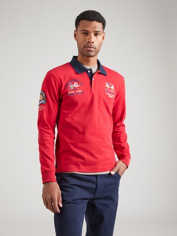 La Martina Shirt 'Wilber' in Red: front