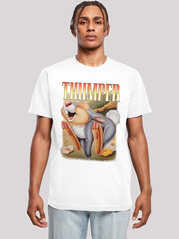 T-Shirt 'Thumper Montage' F4NT4STIC en blanc : devant