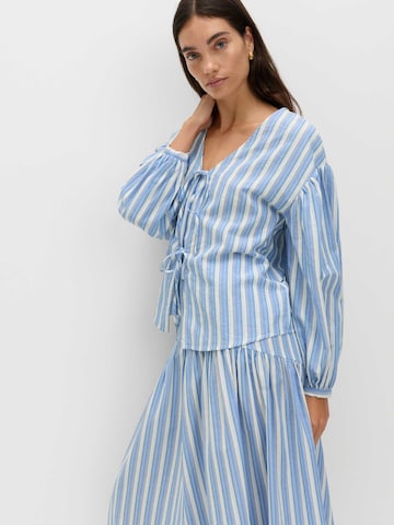 Marks & Spencer Bluse in Blau