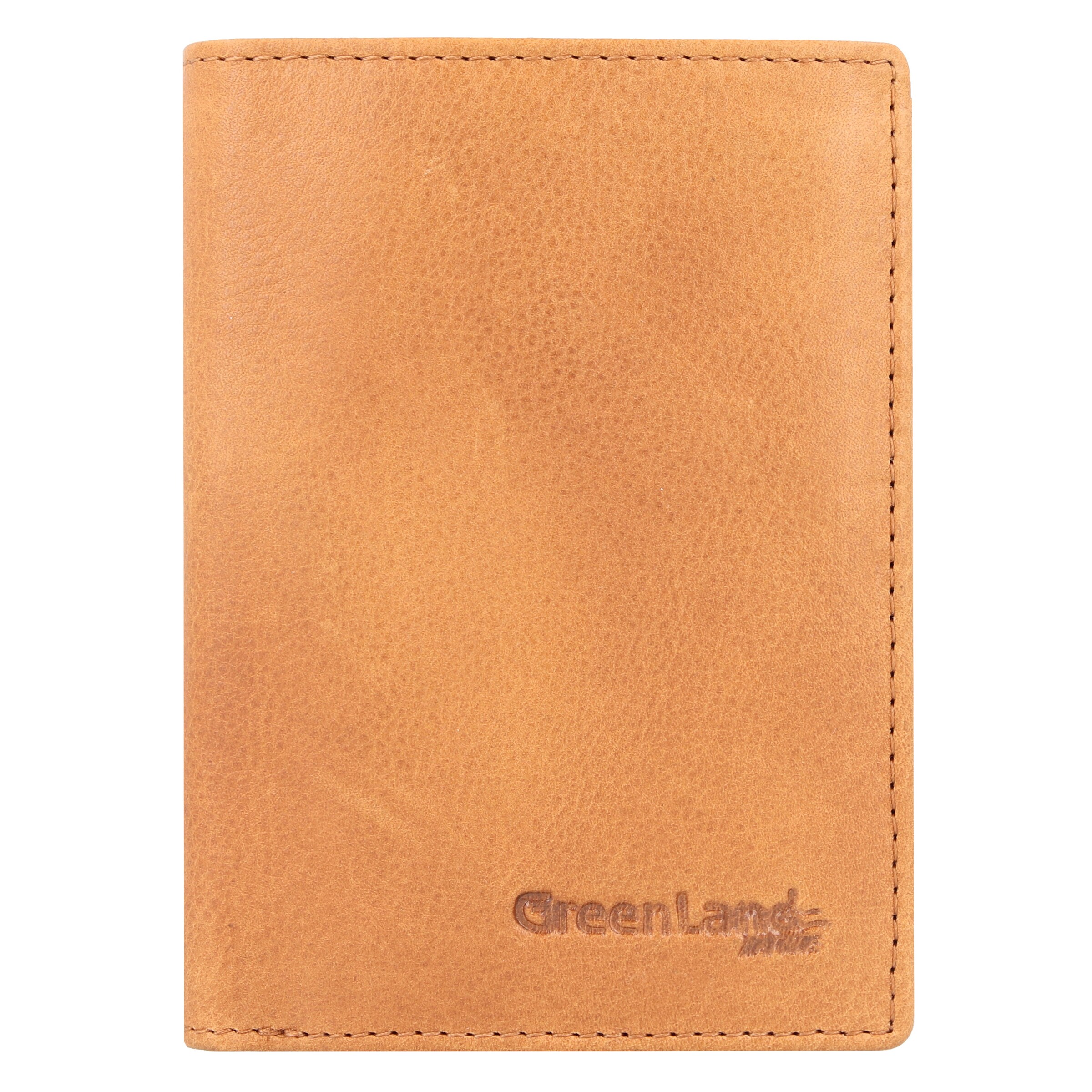 Greenland Nature Wallet in Brown: front