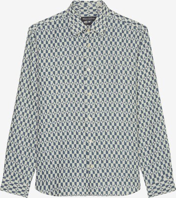 Coupe regular Chemise Marc O'Polo en bleu : devant