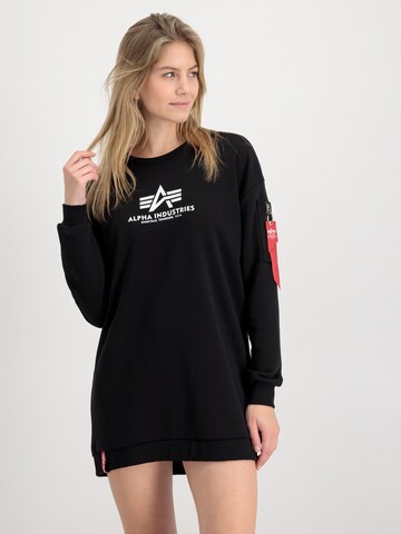 ALPHA INDUSTRIES Sweatshirt in Black