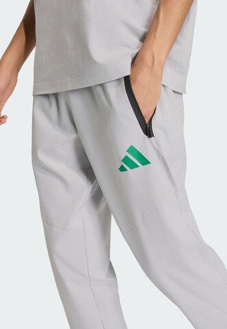 Effilé Pantalon de sport 'Algerien Tiro' ADIDAS PERFORMANCE en gris