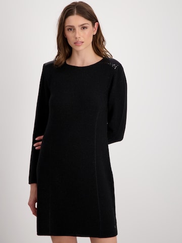 monari Knitted dress in Black: front
