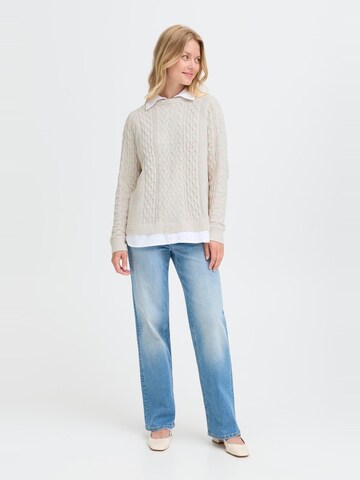 Oxmo - Pullover ' OXFSANVI PU 1 ' em bege