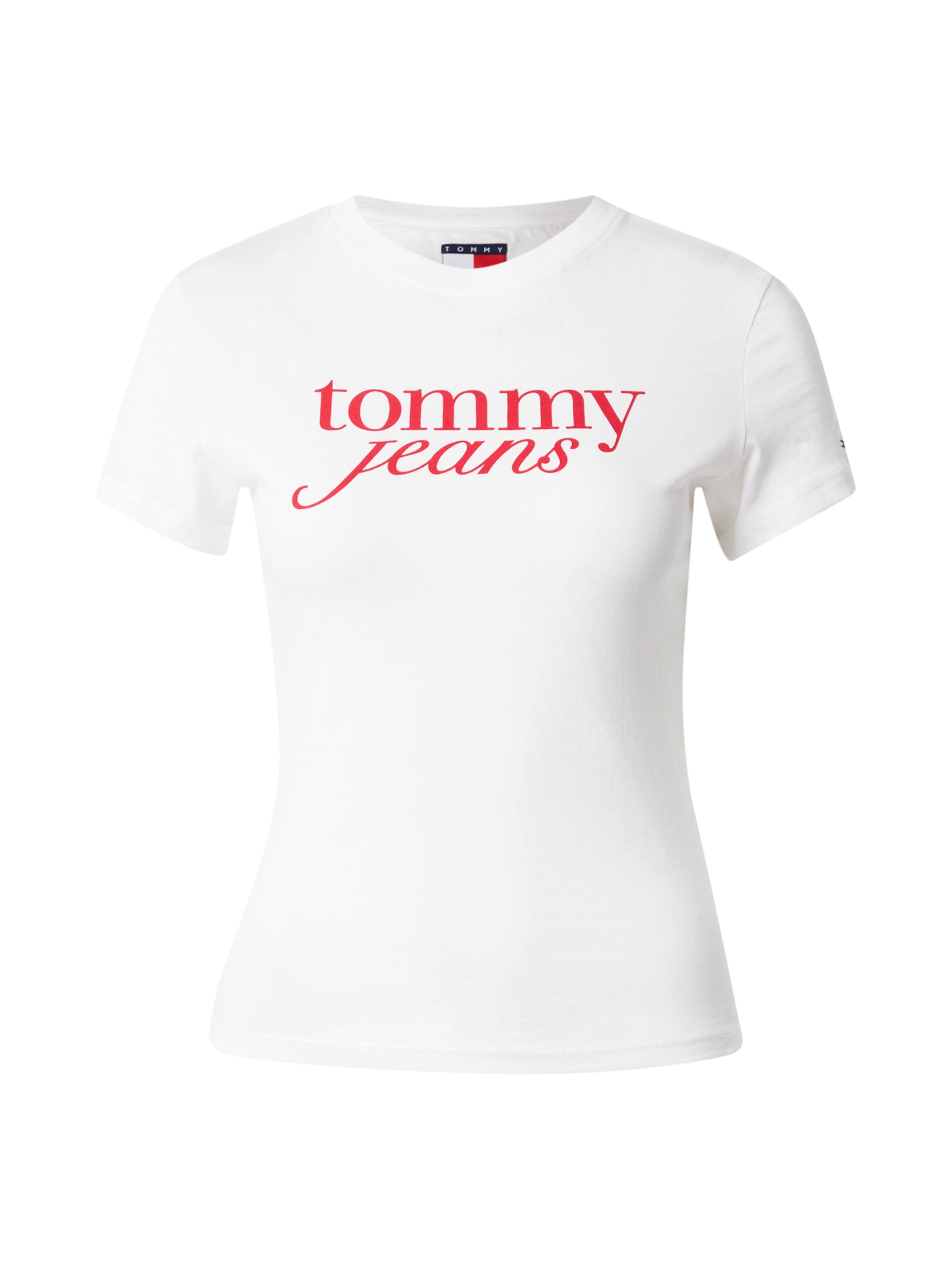 Tommy Jeans Shirt 'Essential' in White: front