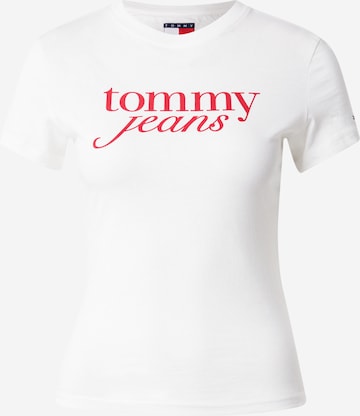 Tommy Jeans Футболка 'Essential' в Белый: спереди