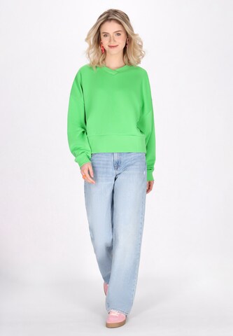 MYMO - Sweatshirt 'Back To School' em verde
