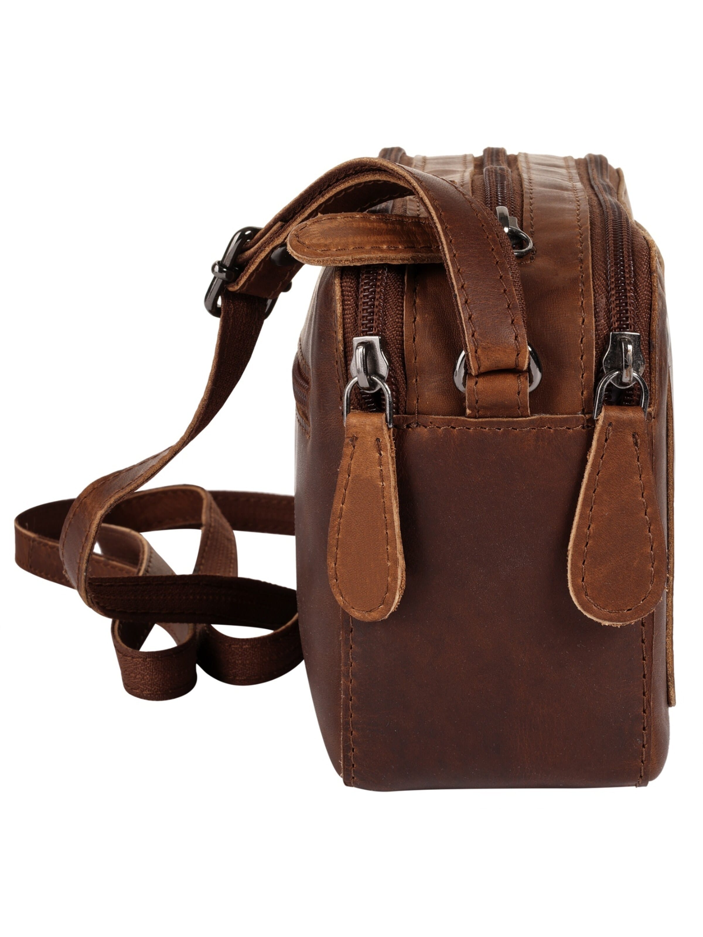 Sac à bandoulière Cluty en marron