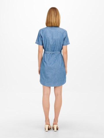 JDY Shirt Dress 'BELLA' in Blue