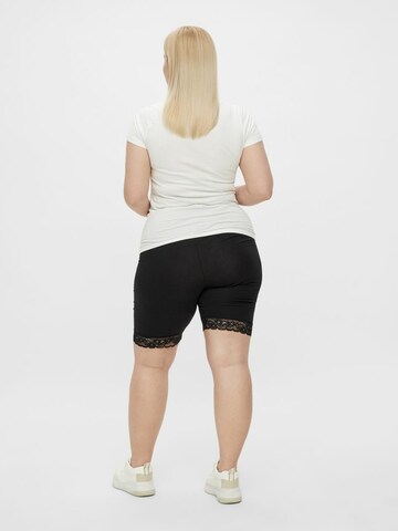 MAMALICIOUS Skinny Shorts 'Lenna' in Schwarz